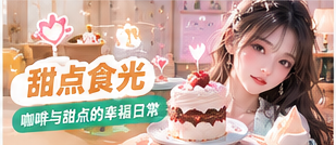 咖啡甜点与温暖餐桌记录